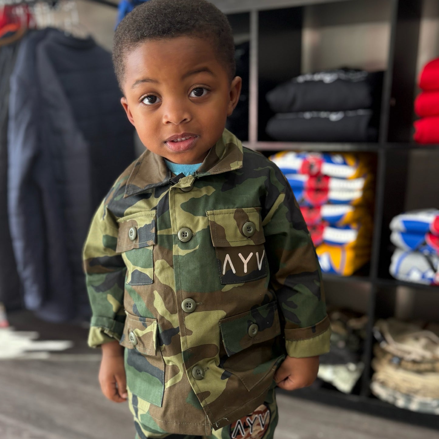 Kids Camo M.A.S.H. Shirt