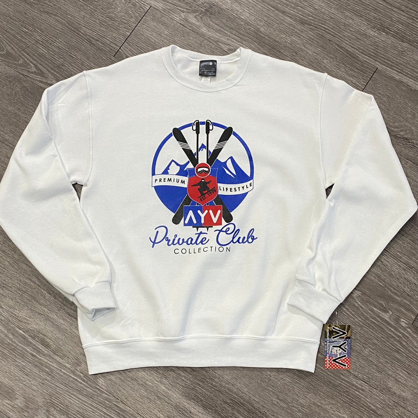 Private Club “ Vail” Crewneck Sweatshirt
