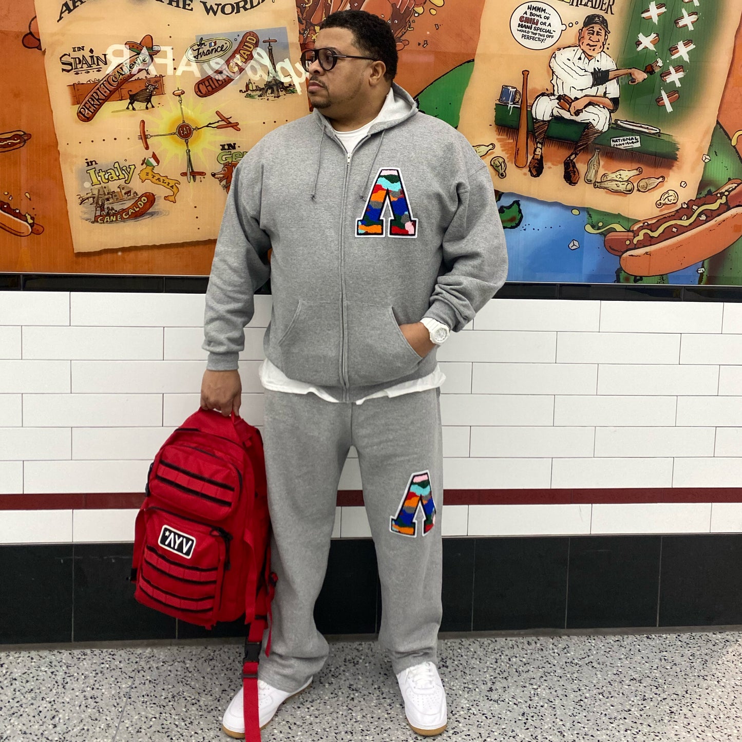 The “Madison” Ivy League Sweatsuit - Grey
