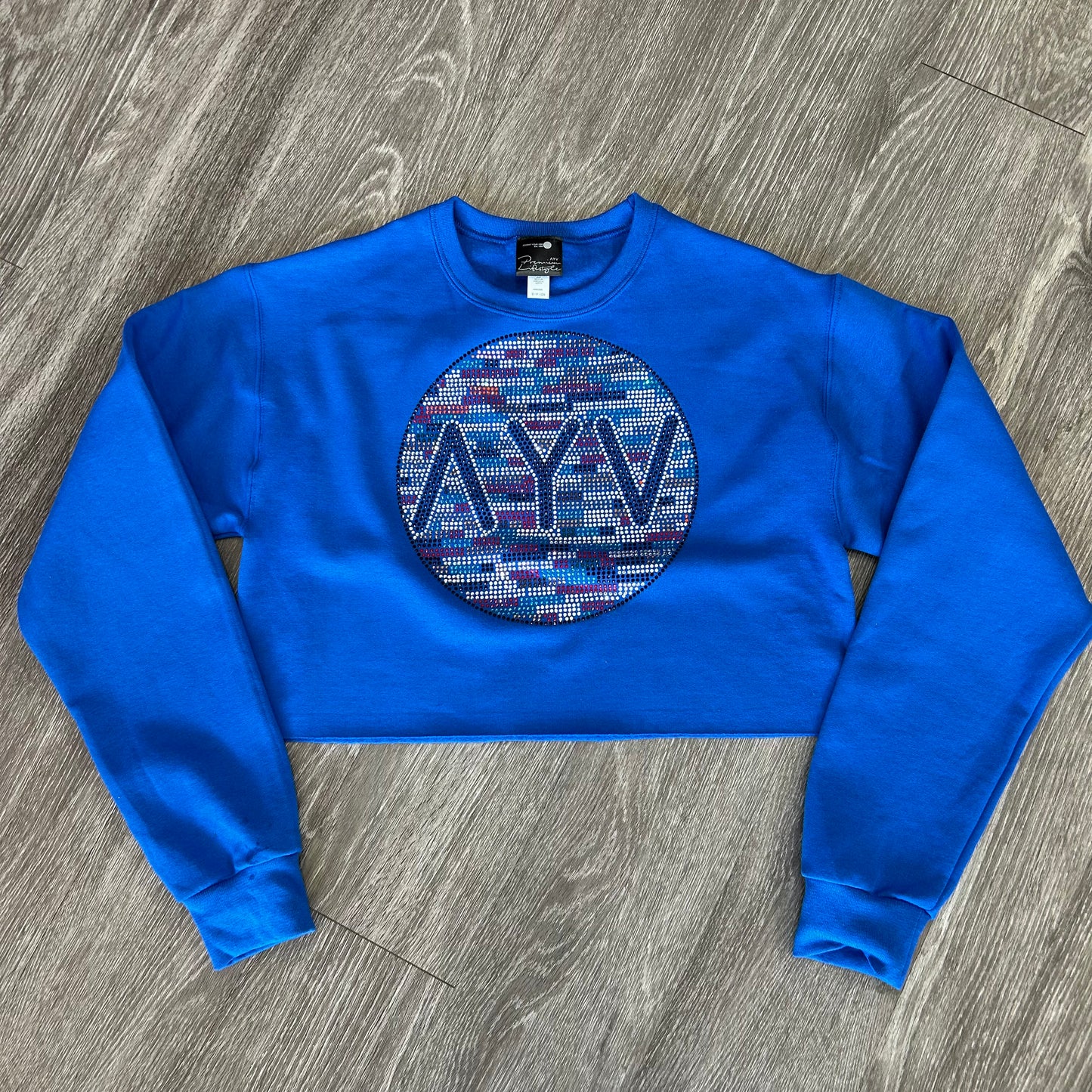 “International Wave” Cropped Crewneck