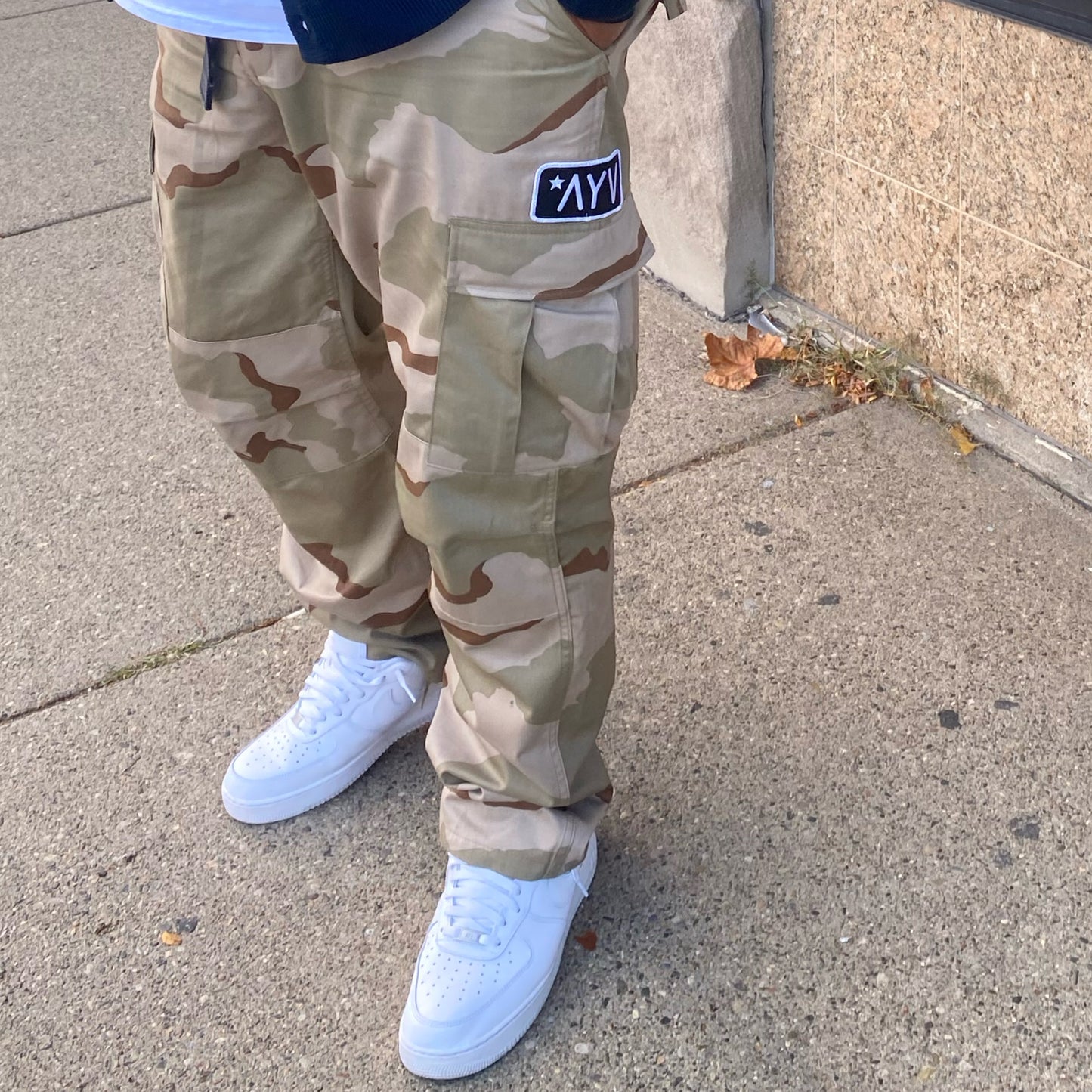 Tan Camo Cargos