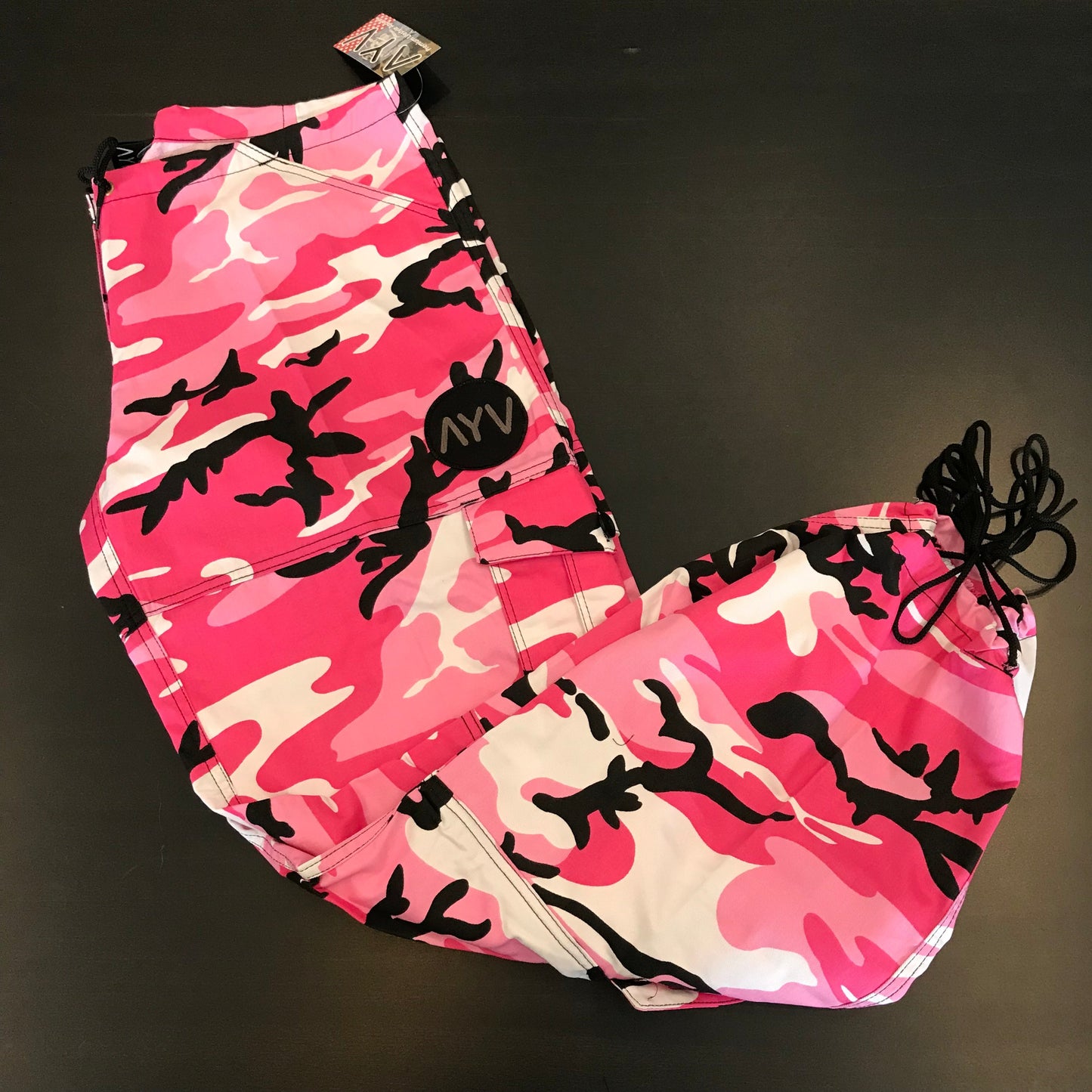 "Jane" Camo Drawstring Pants