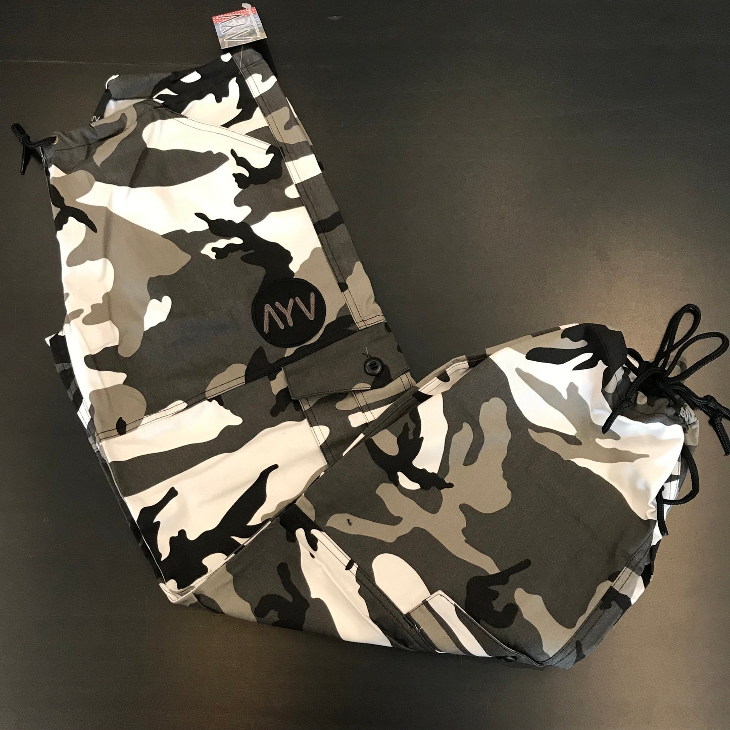 "Jane" Camo Drawstring Pants