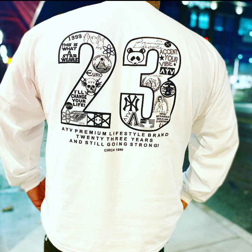 23 Yr Anniversary Long Sleeve Tee
