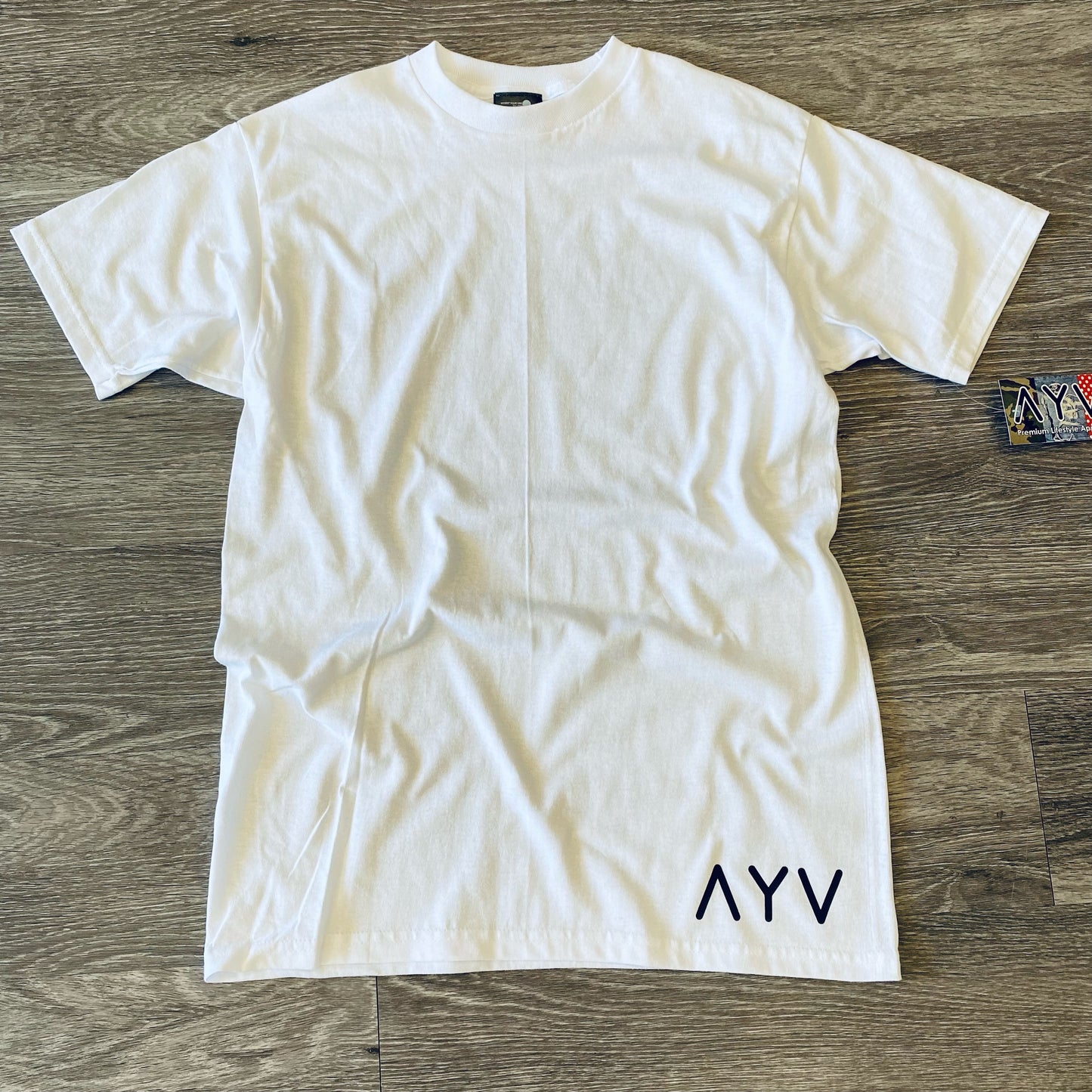 AYV Lower Logo Tee (Black Logo)