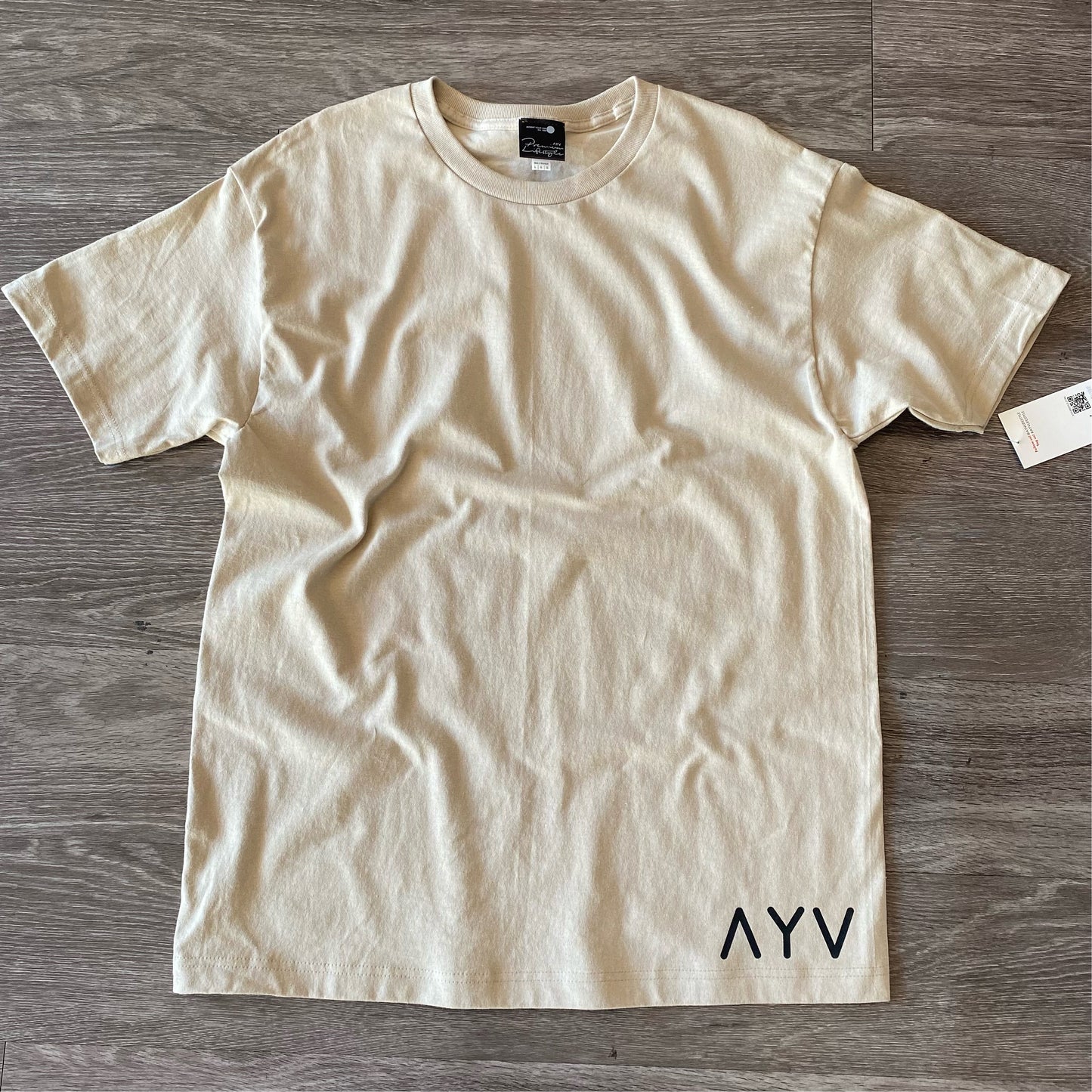 AYV Lower Logo Tee (Black Logo)