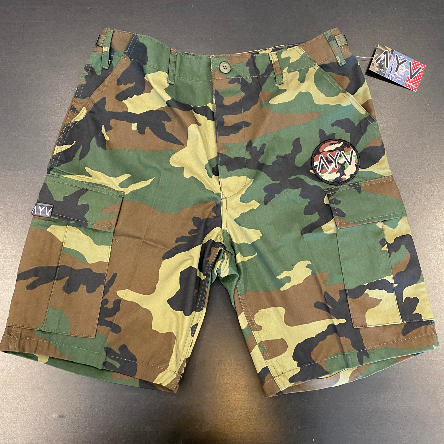 Camo Cargo Shorts
