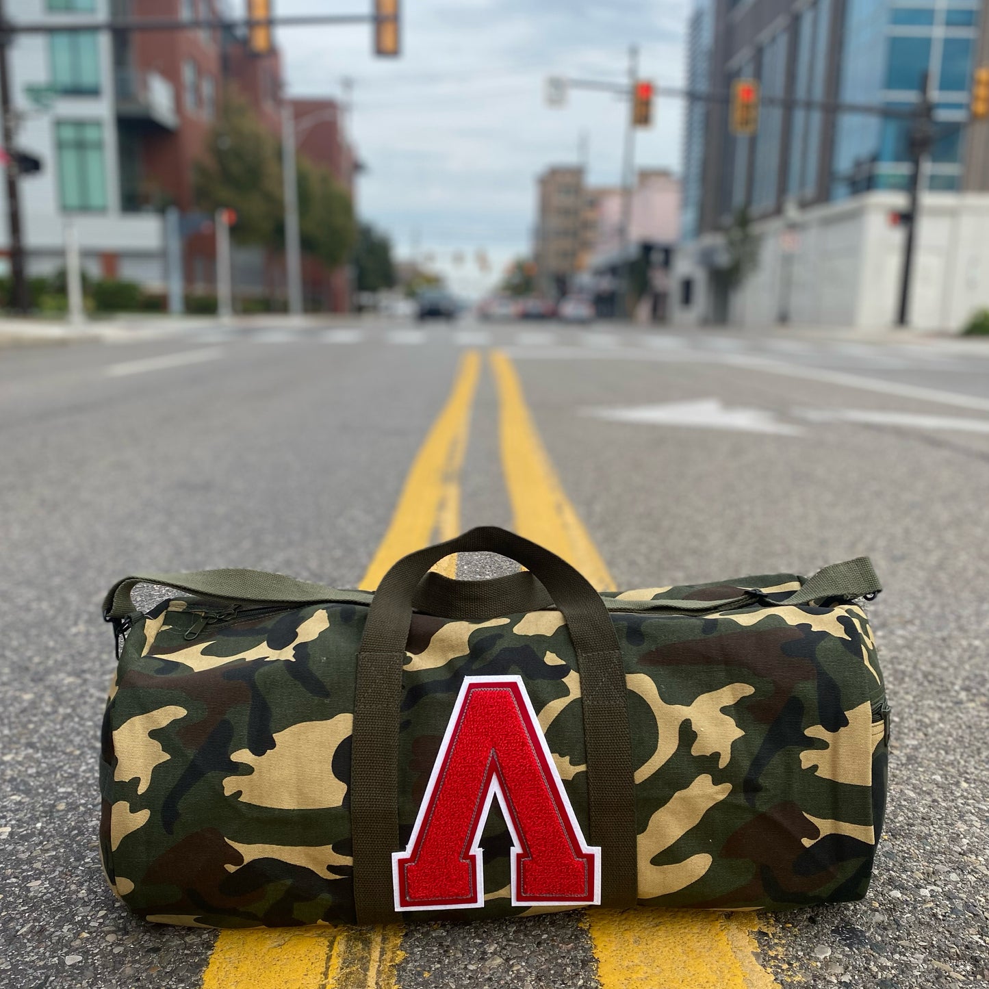 Ivy League Camo Duffle Bag