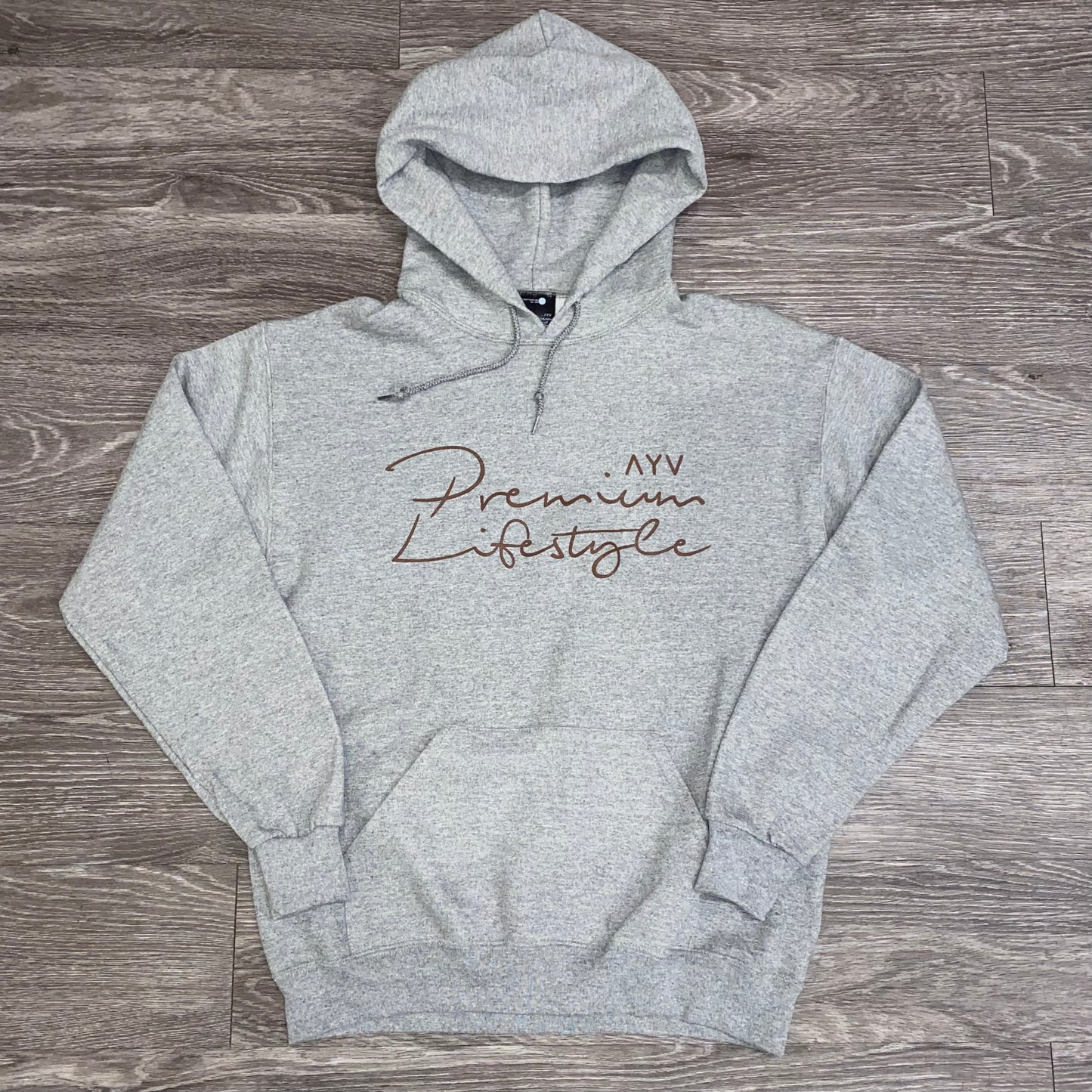 Premium Lifestyle “Brown” Script Hoody