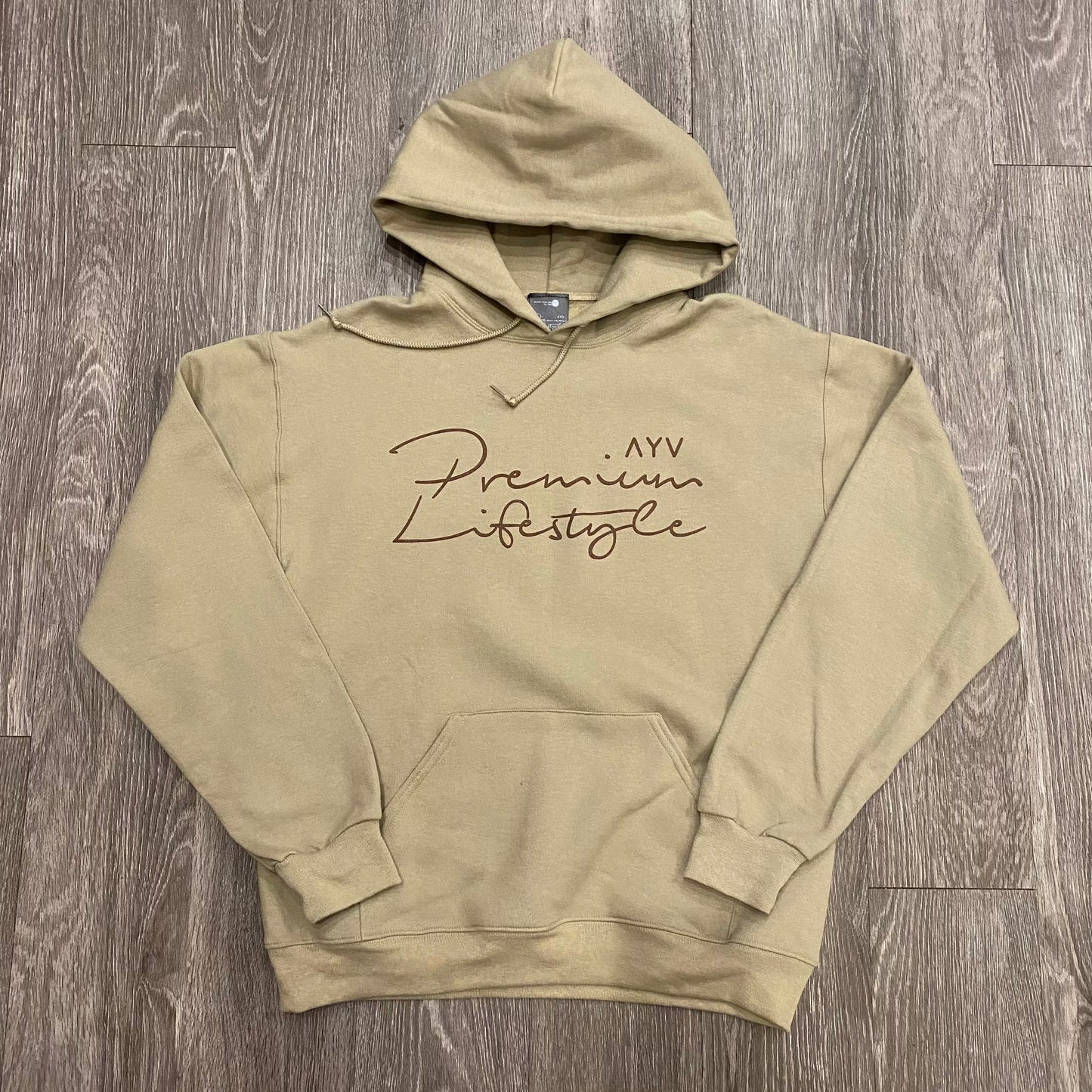 Premium Lifestyle “Brown” Script Hoody