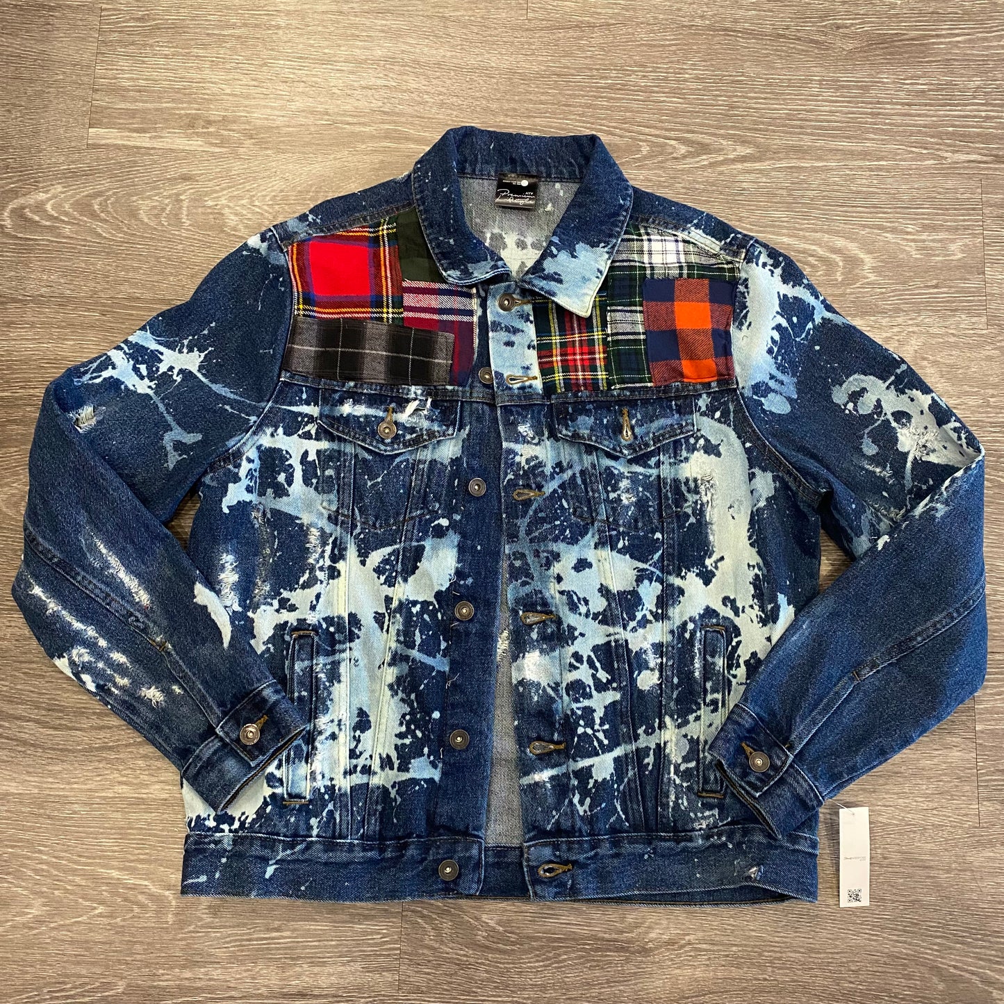 Vintage LumberJack Denim Jacket - Skid Row 2 (Medium)