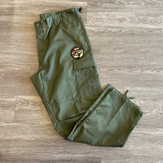 Army Green Classic Cargo Pants