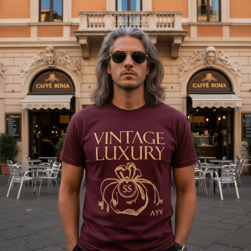 Vintage Luxury - Bag Tee