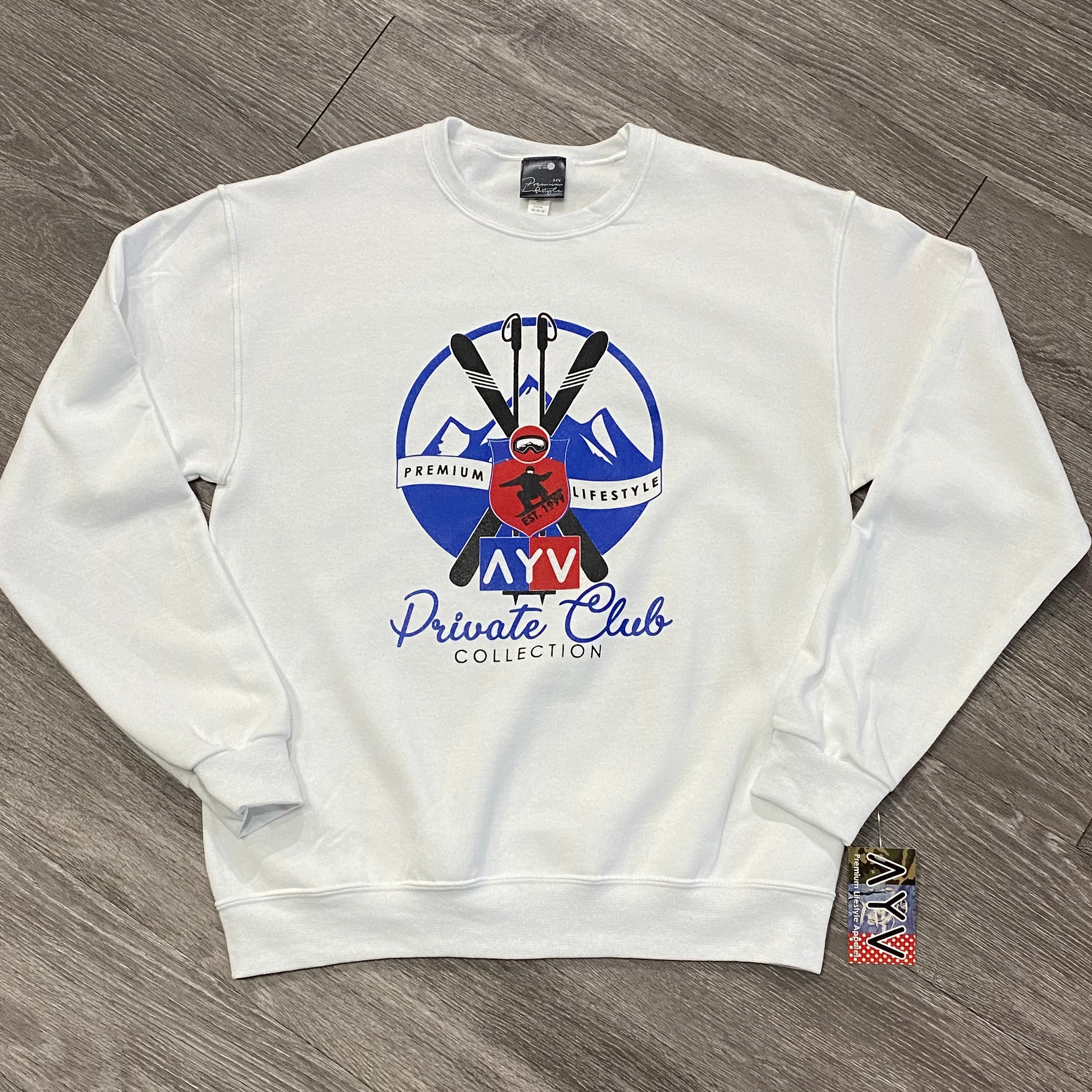 Private Club “ Vail” Crewneck Sweatshirt