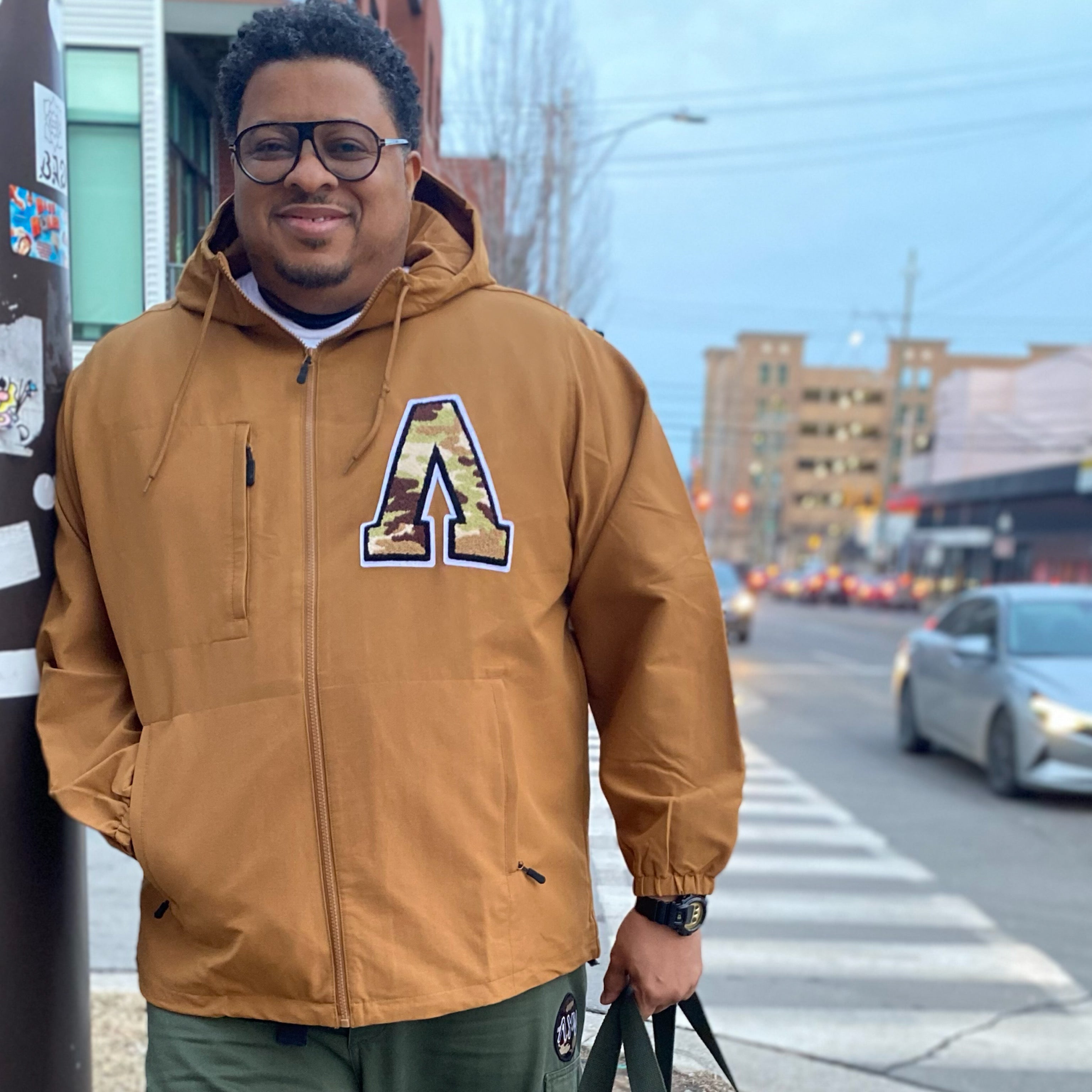 Ivy League Utility Zip Hooded Jacket