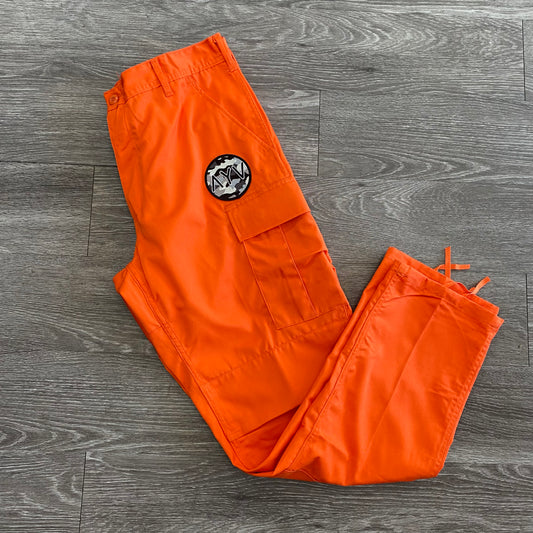 Orange Classic Cargo Pants