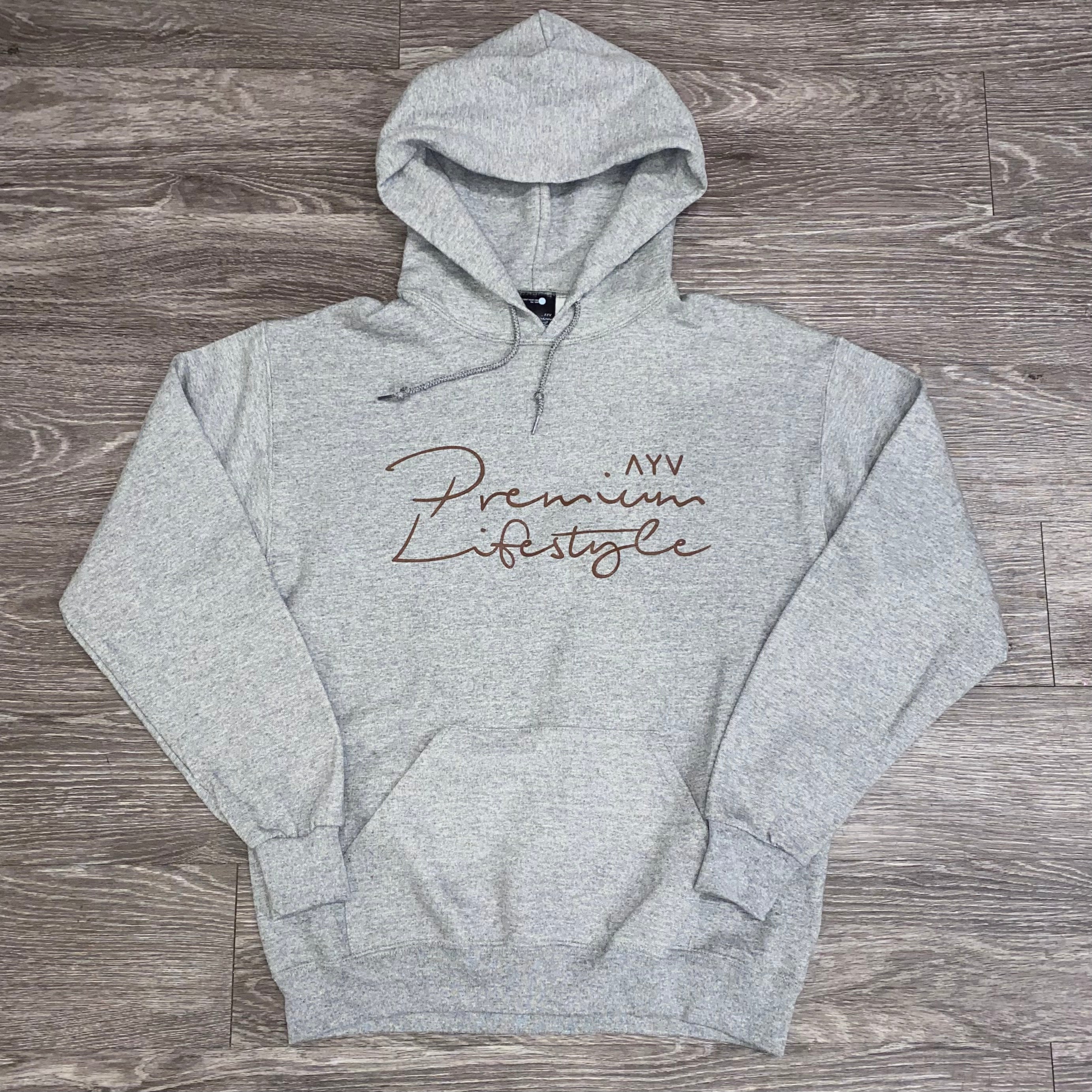 Premium Lifestyle “Brown” Script Hoody