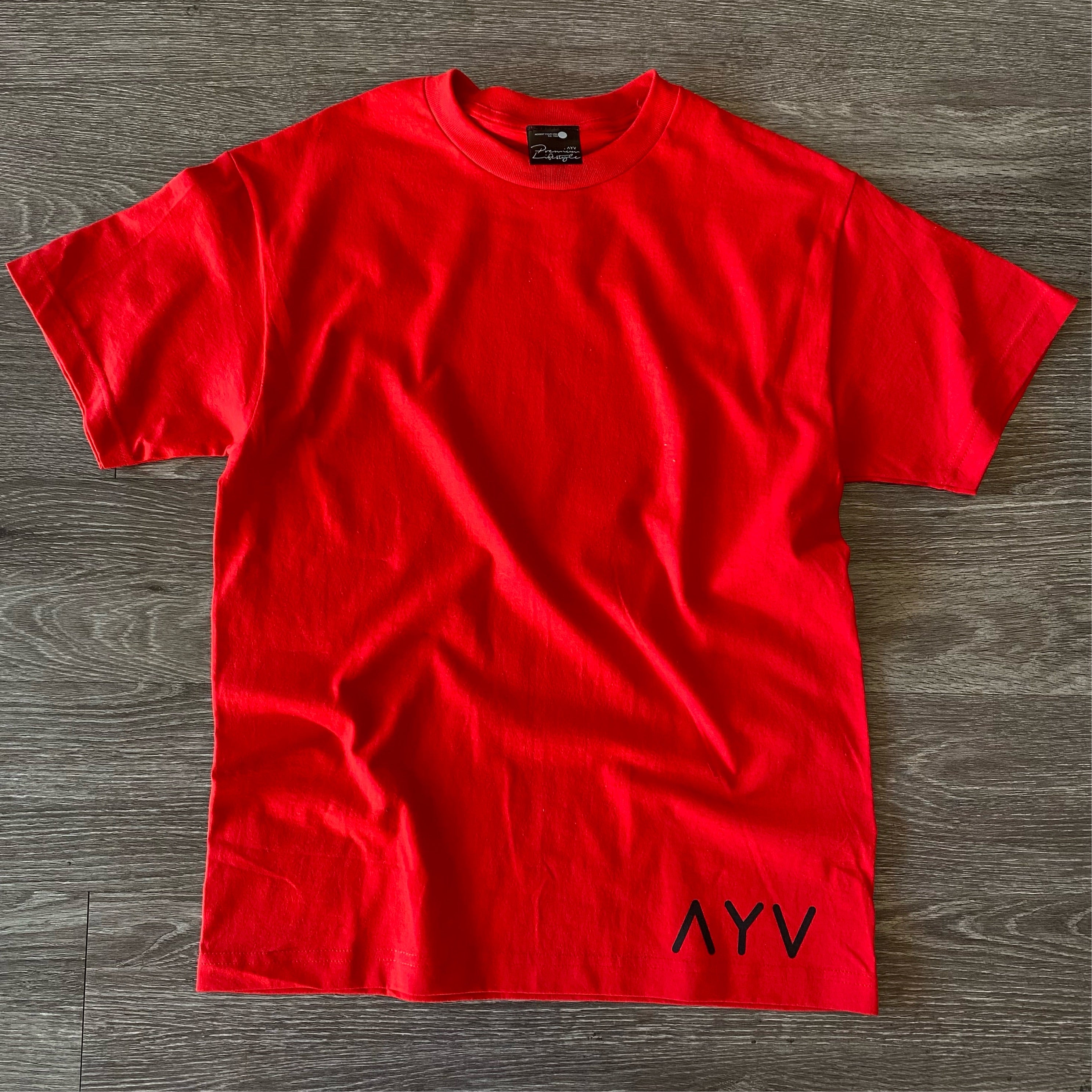 AYV Lower Logo Tee (Black Logo)