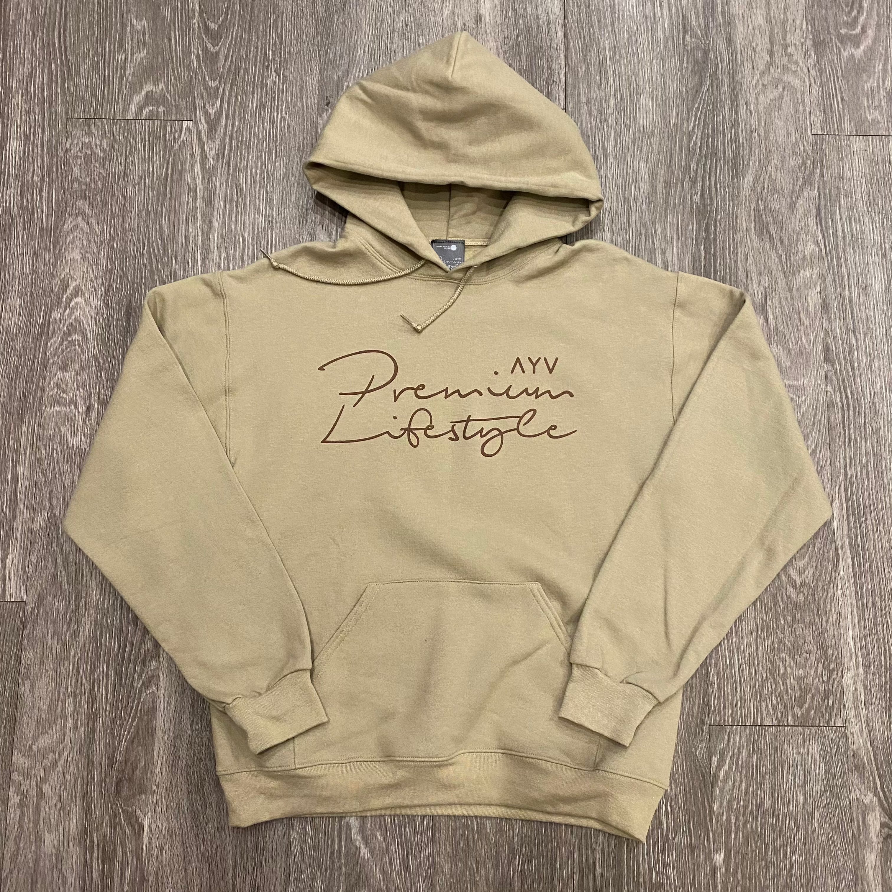 Premium Lifestyle “Brown” Script Hoody