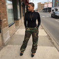 "Jane" Camo Drawstring Pants