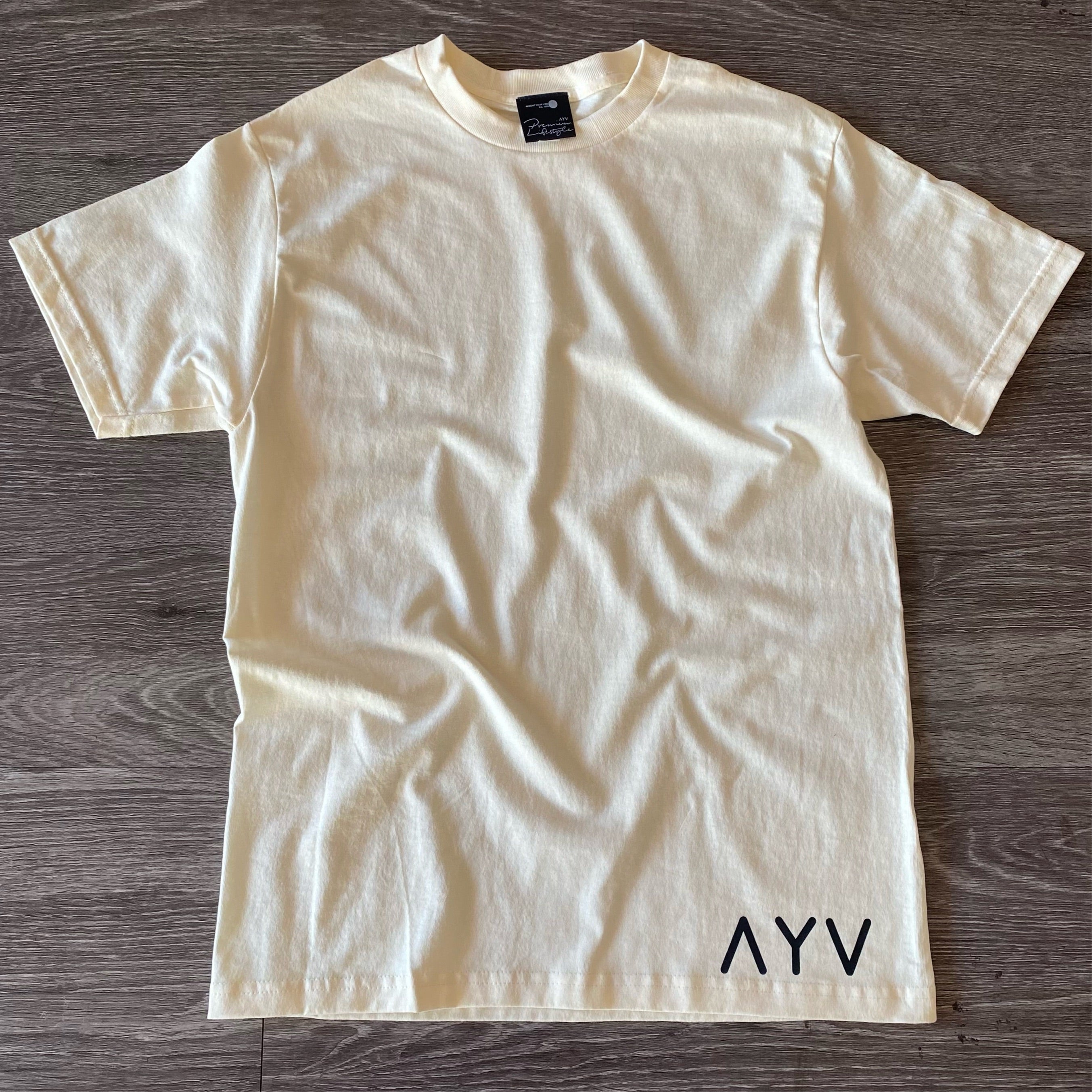 AYV Lower Logo Tee (Black Logo)