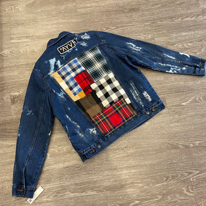 Vintage LumberJack Denim Jacket - Skid Row 2 (Medium)